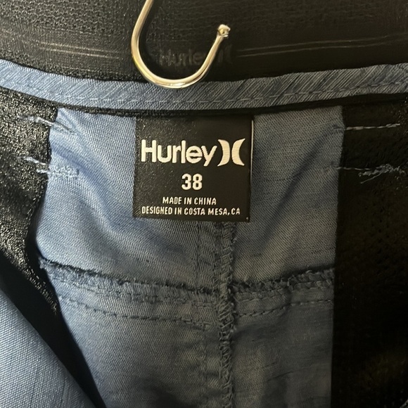 Hurley heathered denim blue H20- Dri men’s shorts - Picture 6 of 6
